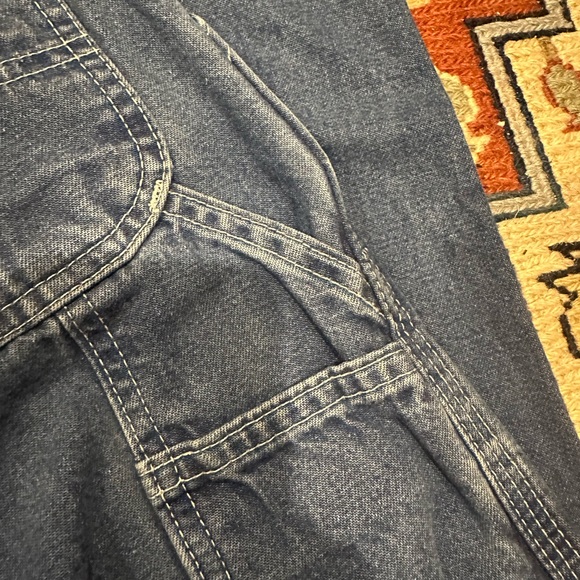 Carhartt Mens Carpenter Dungaree Fit Original Jeans 100%Cotton Work/Casual 36x32 - Picture 3 of 6